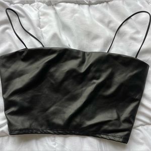 Windsor Black Crop Top